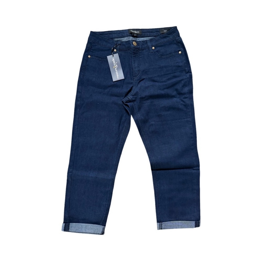 Measure & Made Denim Crop Rolled Jean NWT Size 18 (fit logic 18.3)
